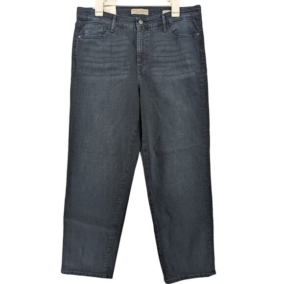 Social Standard by Sanctuary‎ Jeans 14 Nighthawk Slim Straight High Rise Cropped - Picture 1 of 14